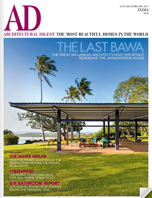 arcitectural digest features, aralias apartment